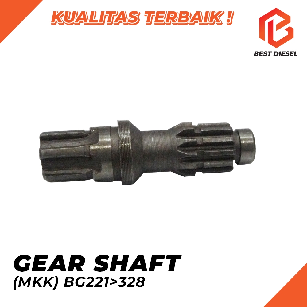 Gear Shaft BG221 328 As Gear Mesin Potong Rumput MKK