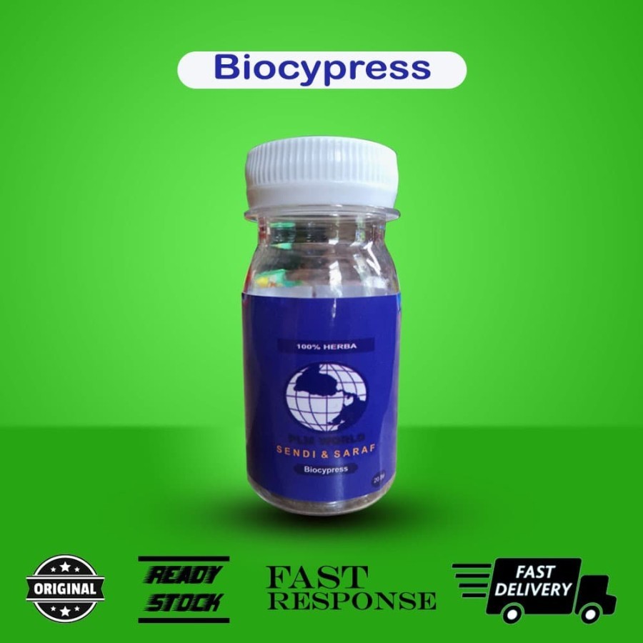 [Promoo] Biocypress PLM World Original Obat Herbal Sendi dan Saraf Saraf Terjepit Asam Urat Nyeri Ot