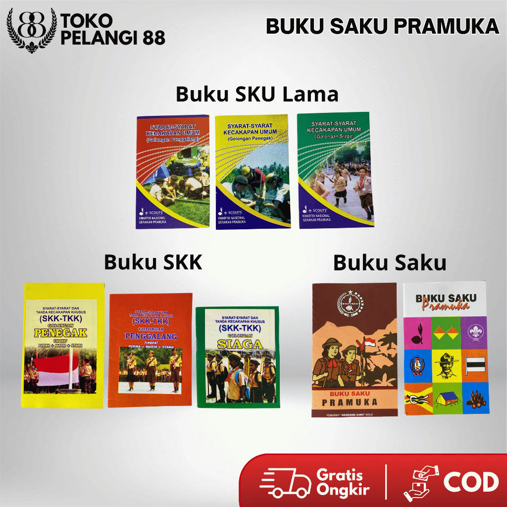 Buku Pramuka Lengkap Buku SKU / SKK TKK / SAKU Pramuka