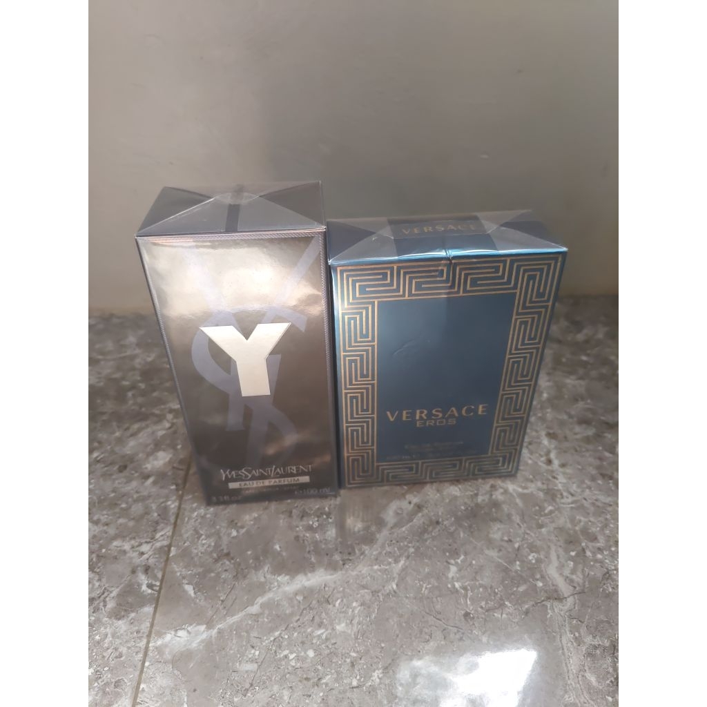 Bundle YSL Y EDP Versace Eros EDP