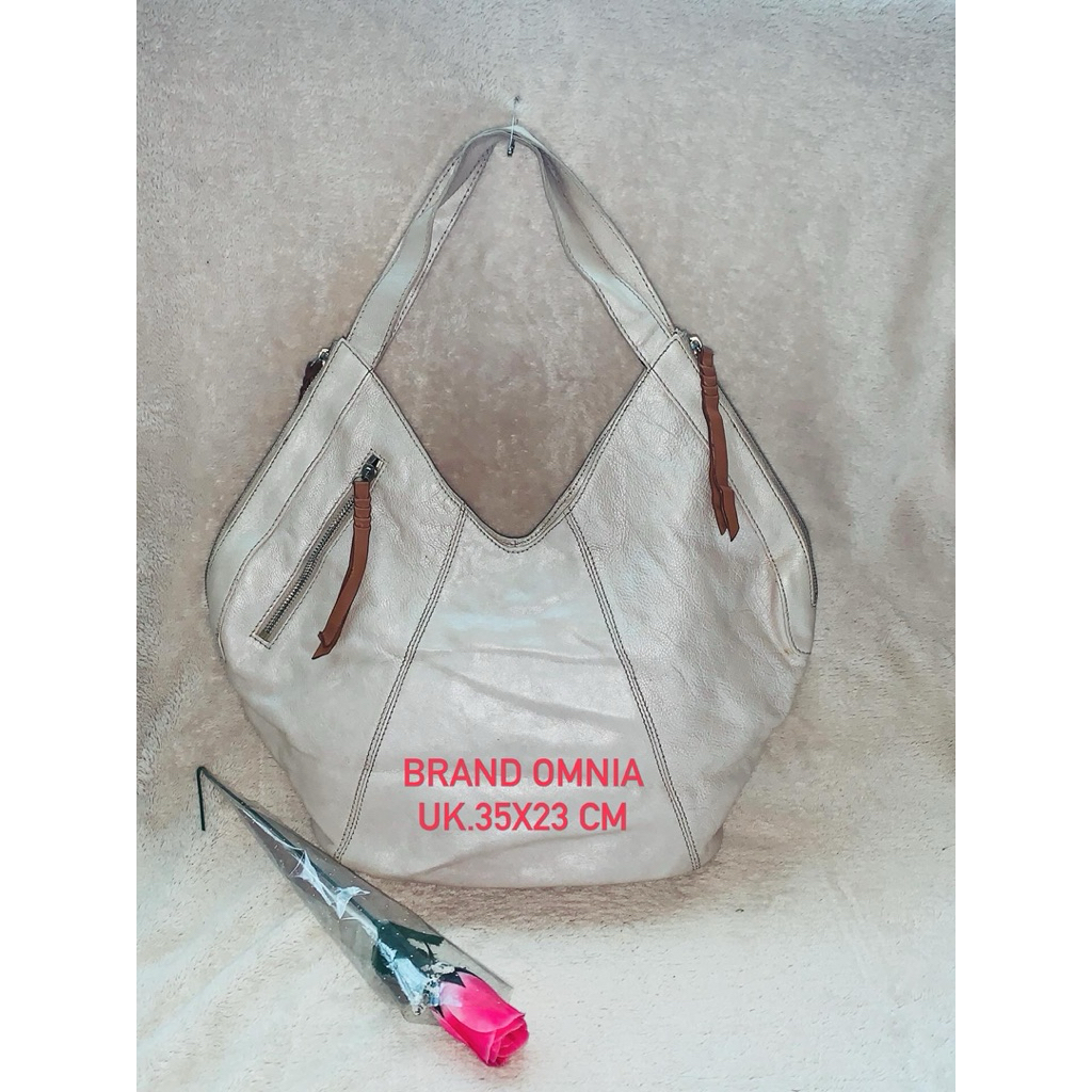 Brand Omnia Preloved Hobo Kulit Wanita