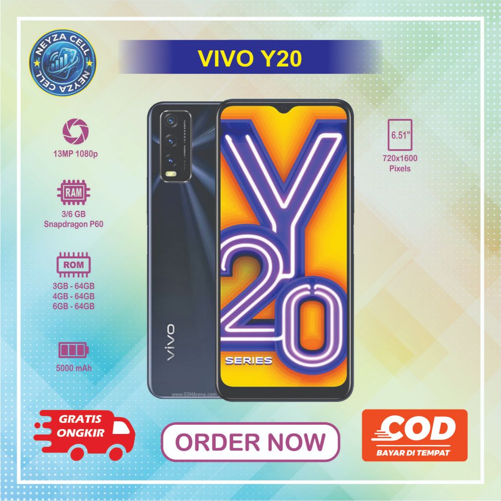 HP VIVO Y20 | Y20s Second Ram 4/64 | Ram 3/32 | Ram 6/128 Hp Second Normal Siap Pakai Garansi 1TAHUN