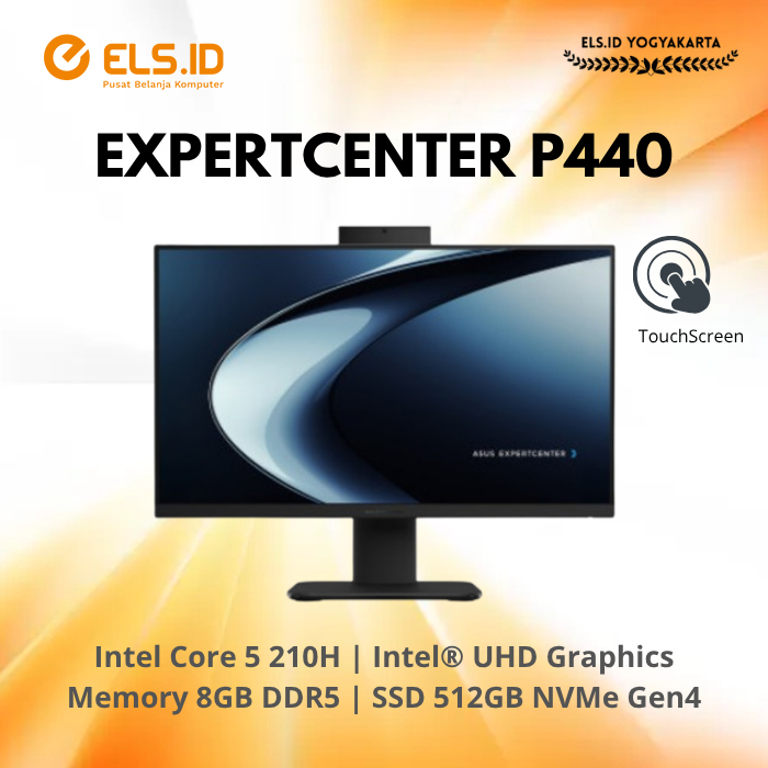 PC Asus AIO ExpertCenter P440VAT-B5852WS Intel Core 5 210H 8GB SSD 512GB 23.8" FHD TouchScreen