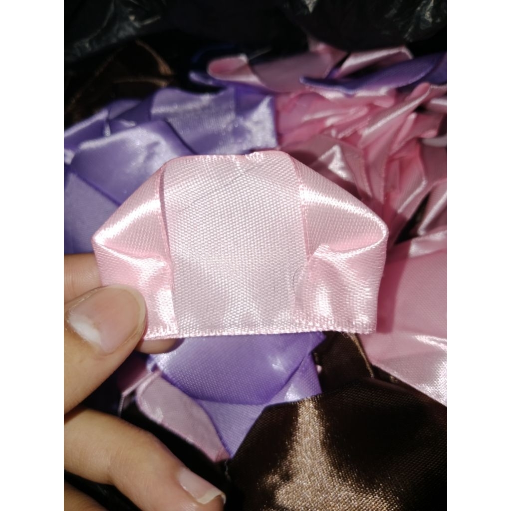 KELOPAK BUKET PITA SATIN CUSTOM