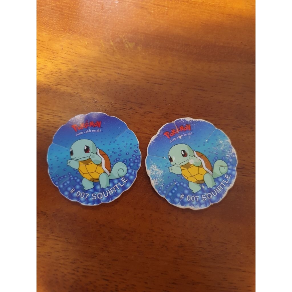 Tazos Smash Pokemon Squirtle