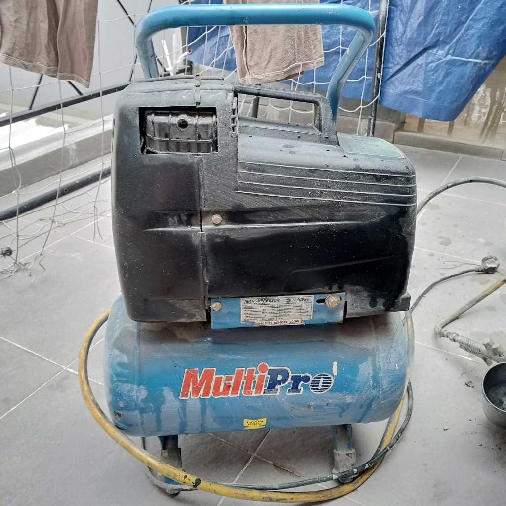 Kompressor Angin Listrik 3/4 HP Tank merk Multipro Bekas Kompresor