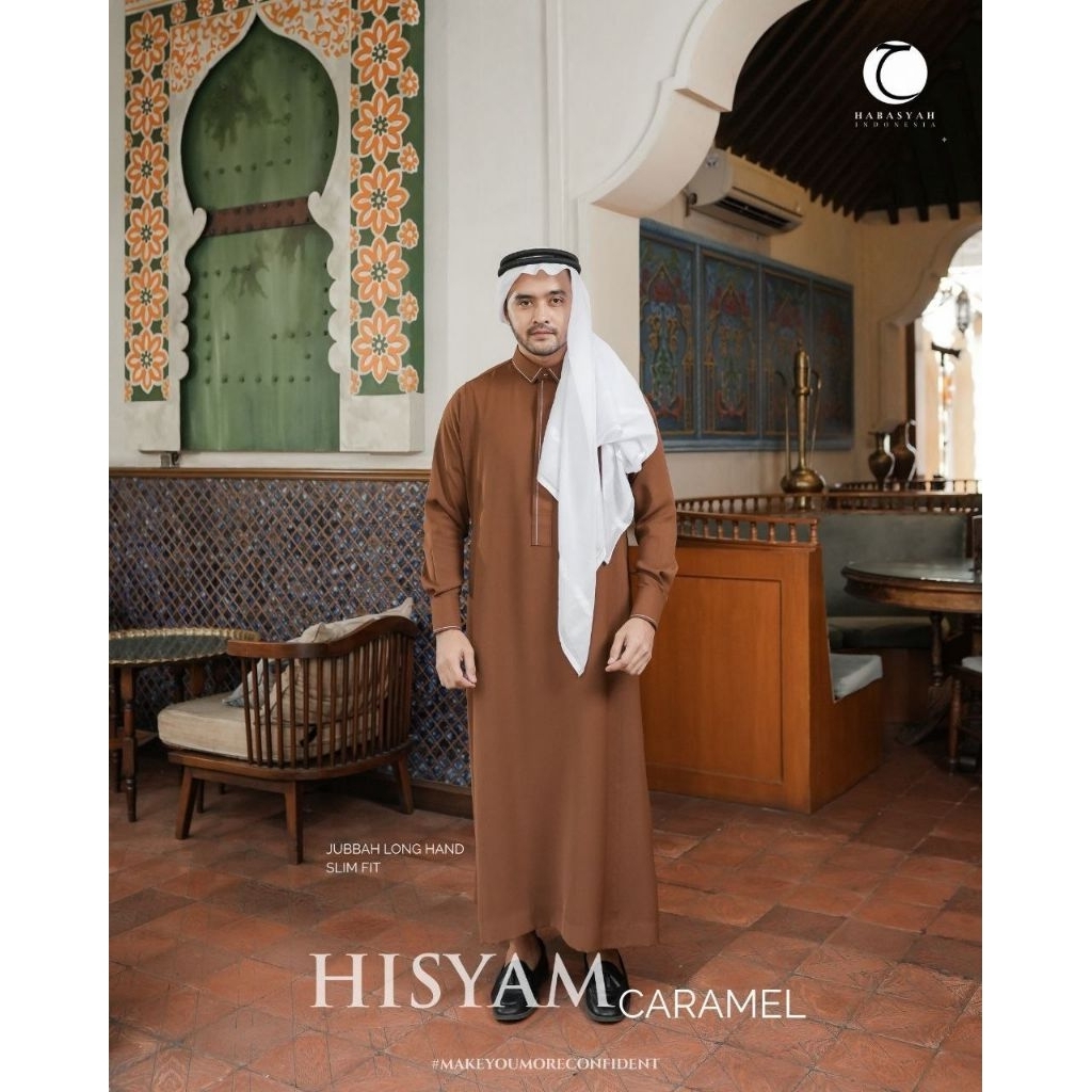 Jubah Hisyam Dewasa (Caramel) Habasyah