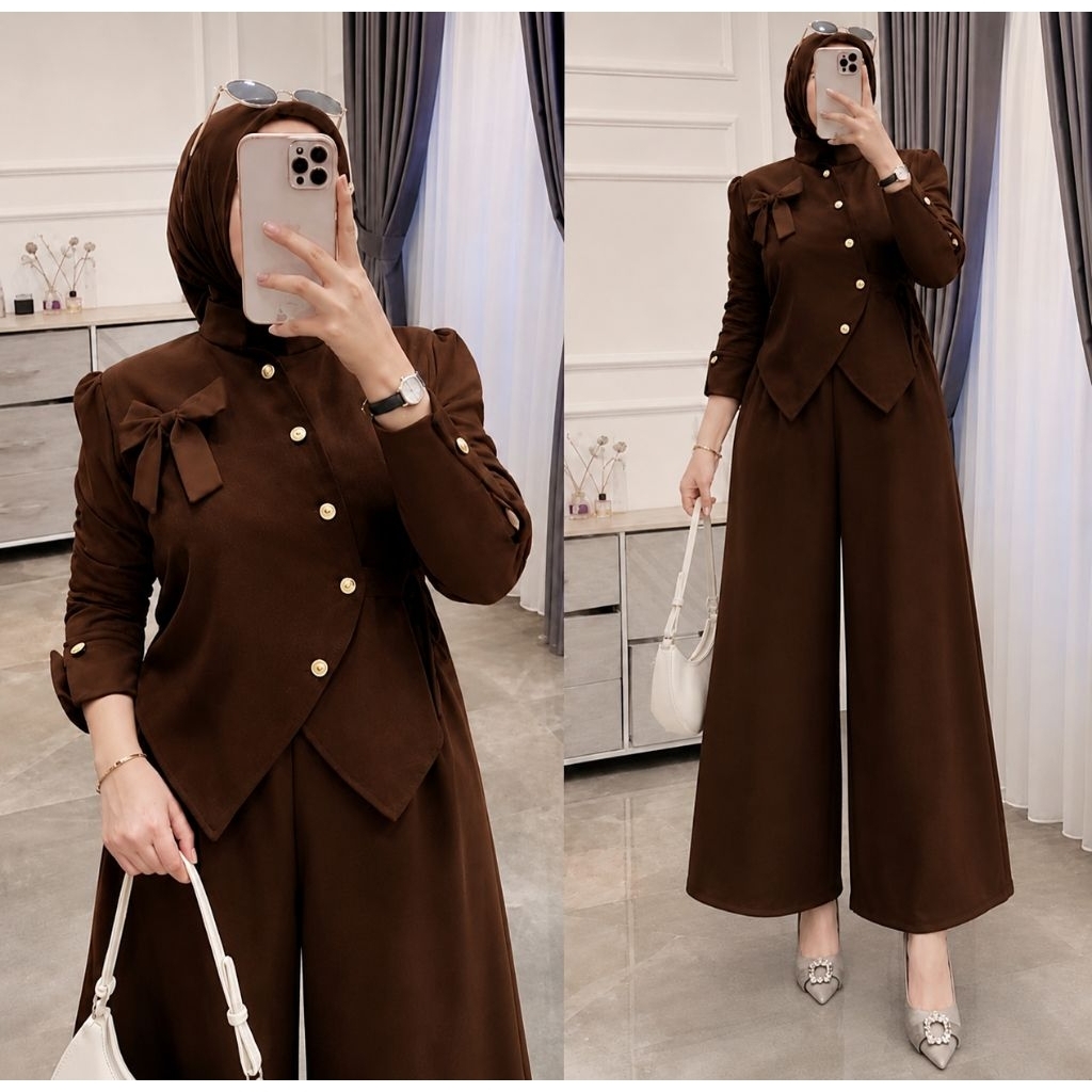 YUMNA SETELAN KULOT / ONE SET KULOT / ONE SET CELANA