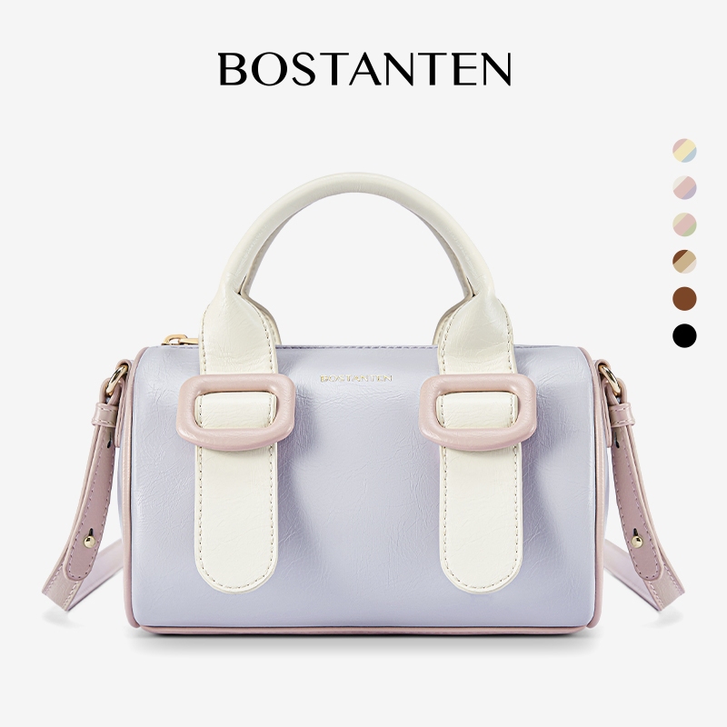 [Puff Ice Cream Bag] BOSTANTEN Tas Selempang Wanita Tas Tangan Elegan Fashion Lona Bag