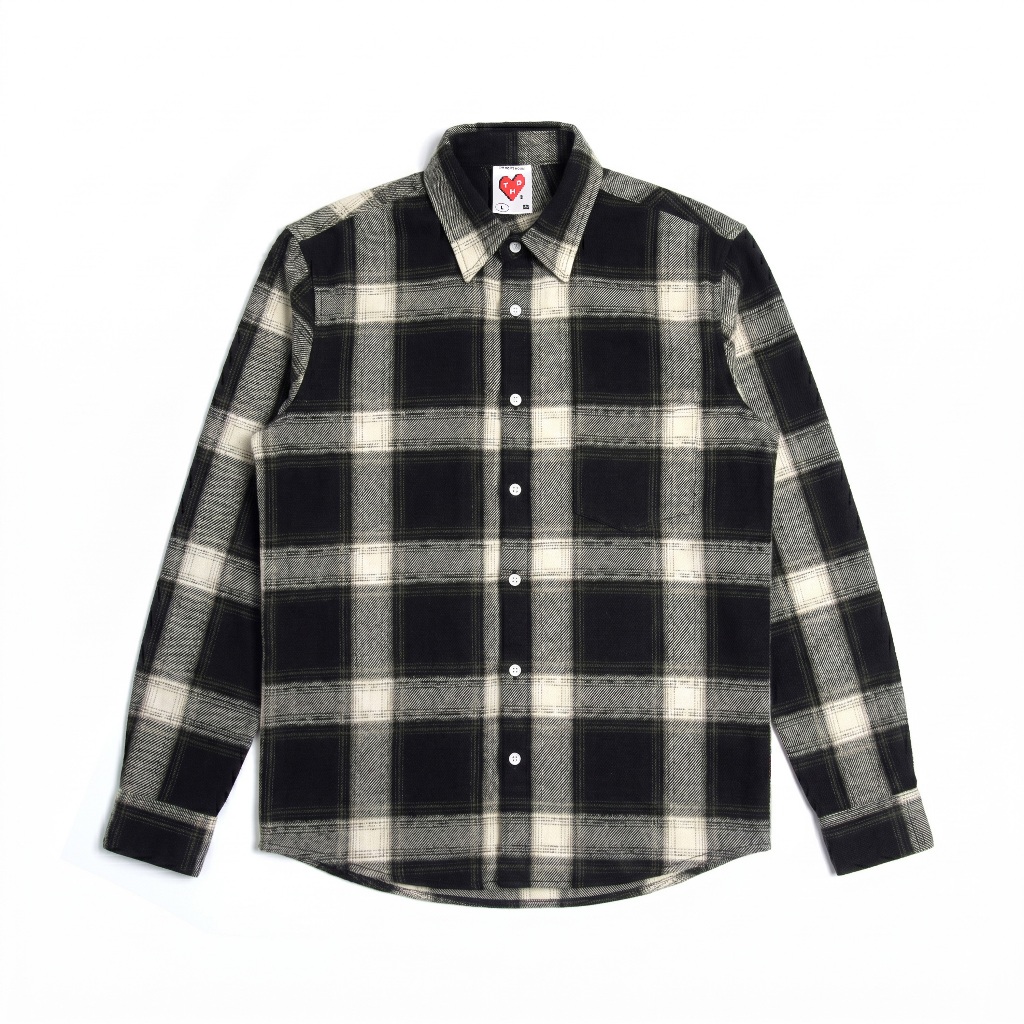 The Don's House CUBAXI LS - Kemeja Flannel Lengan Panjang Polos Reguler  Pria Wanita