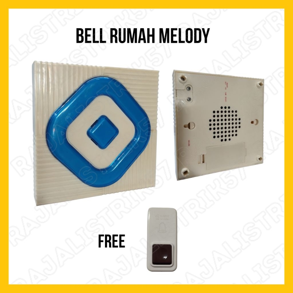 Door Bell Rumah Melody Lotus Bell Listrik
