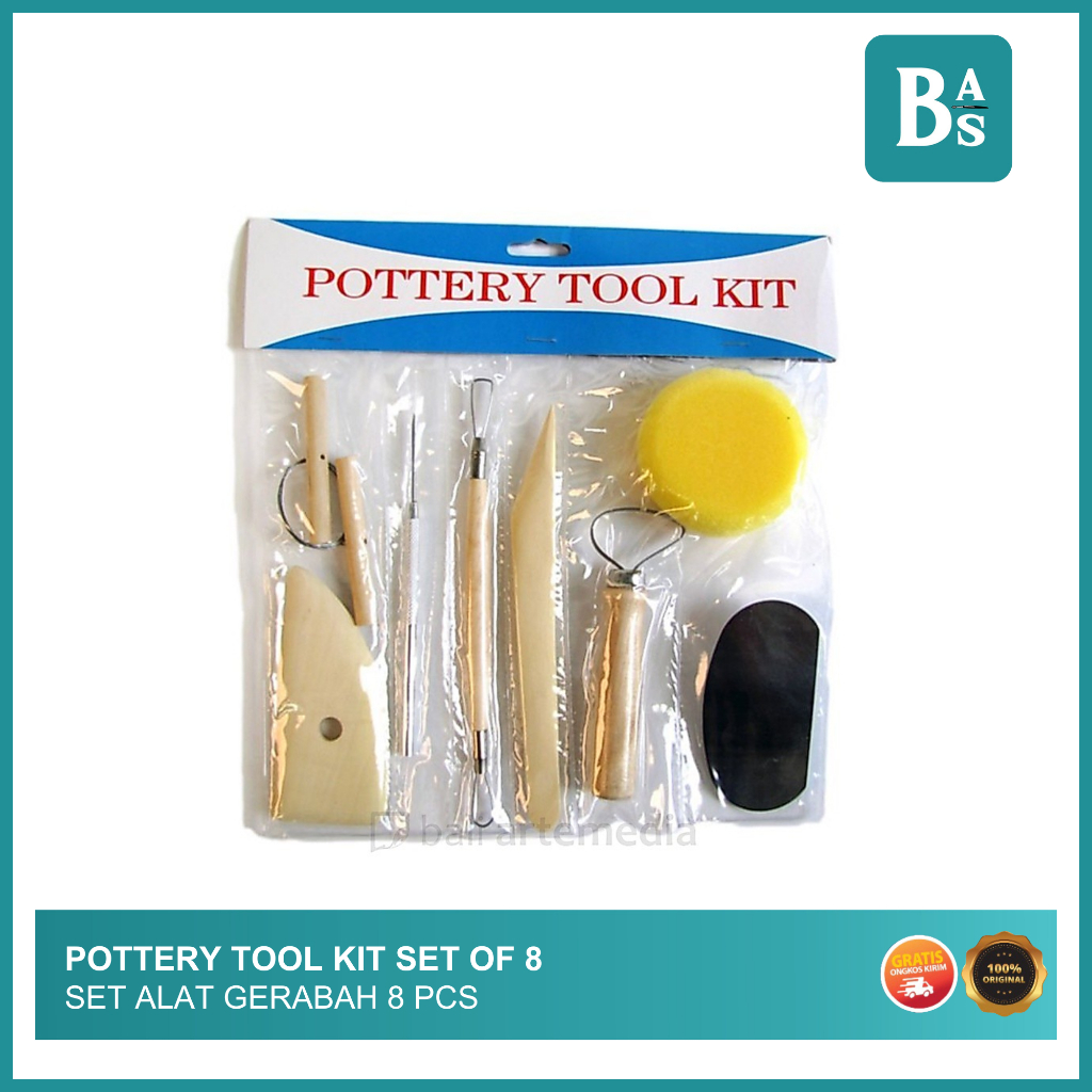 Pottery Tool Kit Set of 8