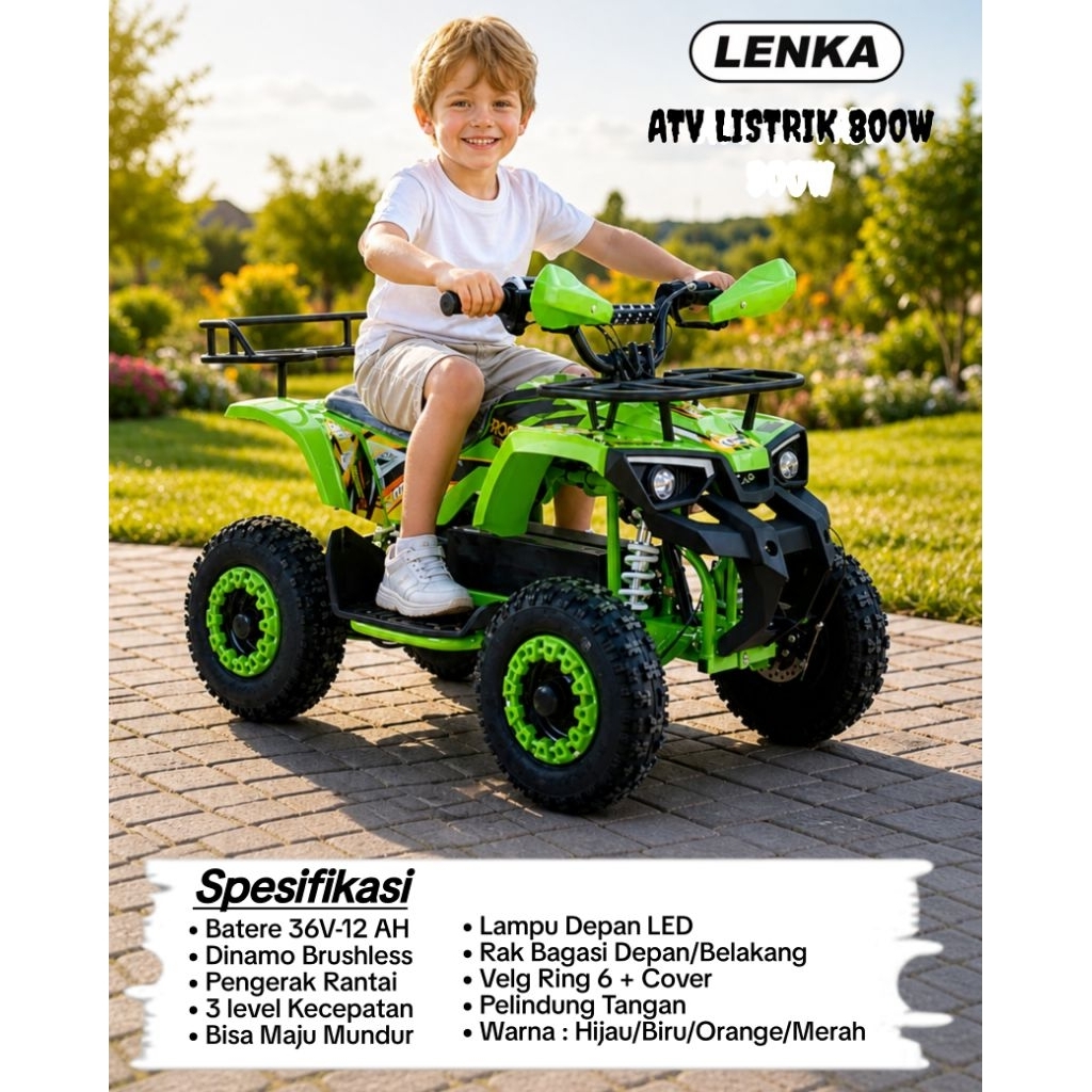 ATV MINI LISTRIK LENKA E99