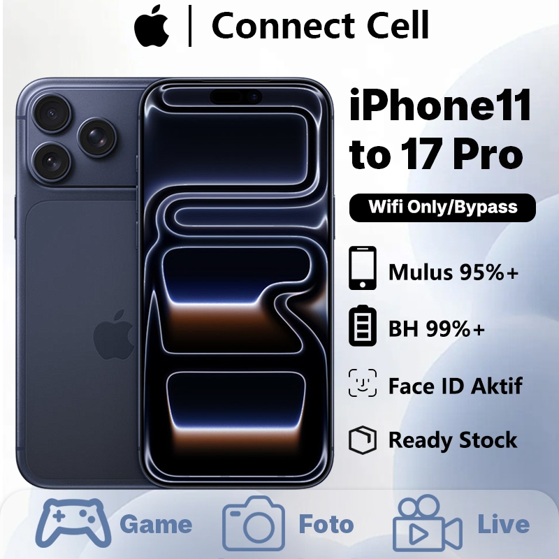 iphone 11 to 17 Pro second 64/128/256GB handphone second  Mulus smartphone BYPASS