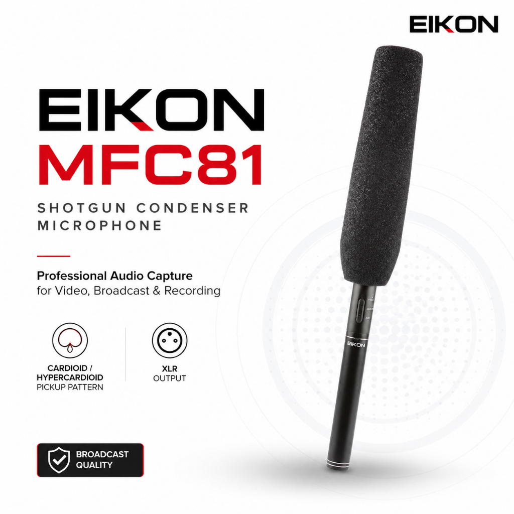 Shotgun Condenser Microphone Proel Eikon MFC81