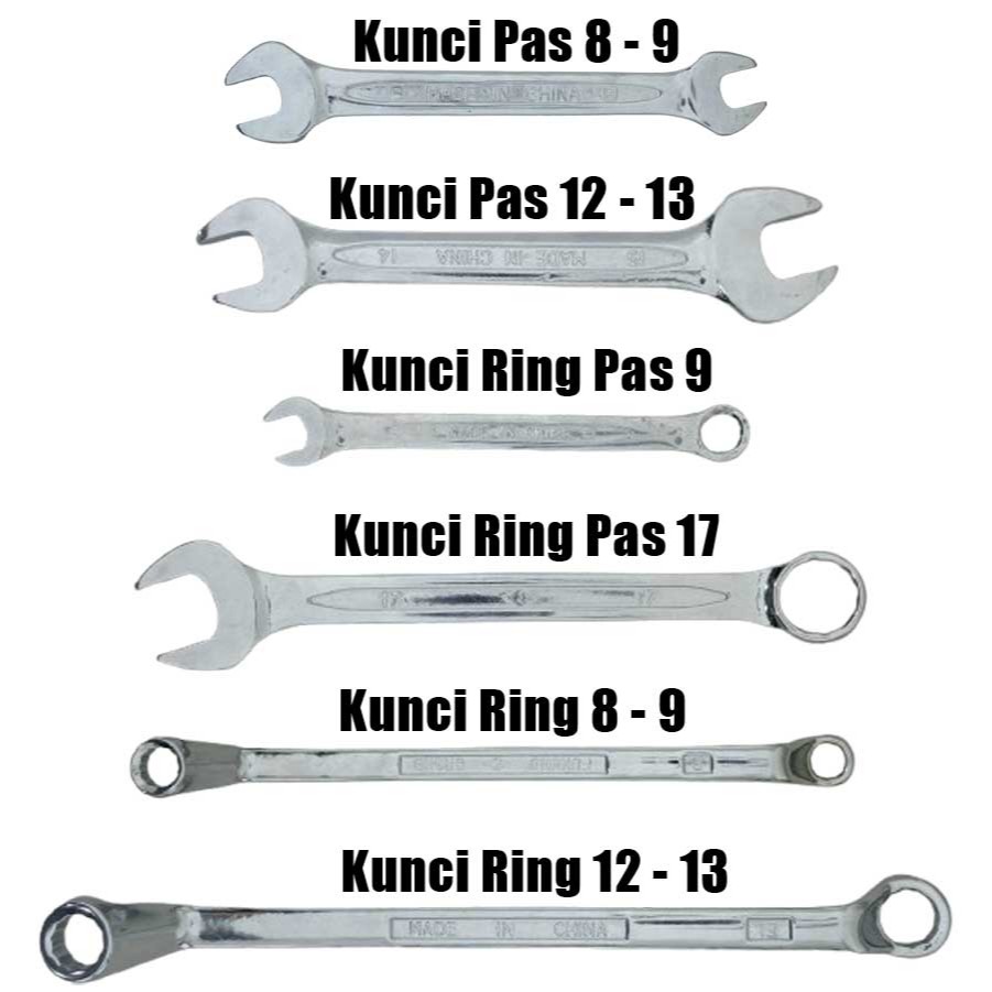 Kunci Pas Kunci Ring Kunci Ring Pas Chrome Vanadium