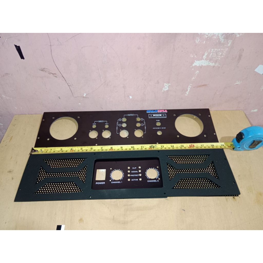 PLAT POWER CUSTOM DEPAN BELAKANG