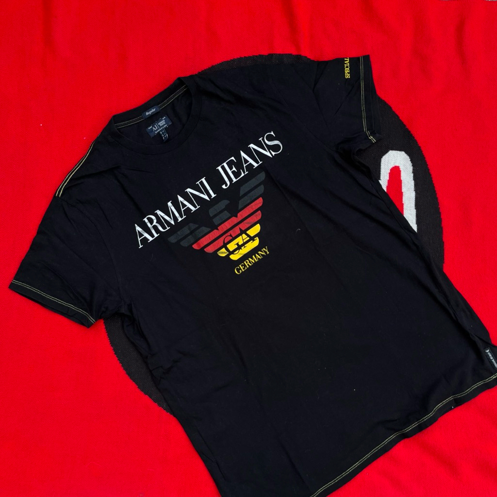 Armani Jeans Tshirt Black Kaos