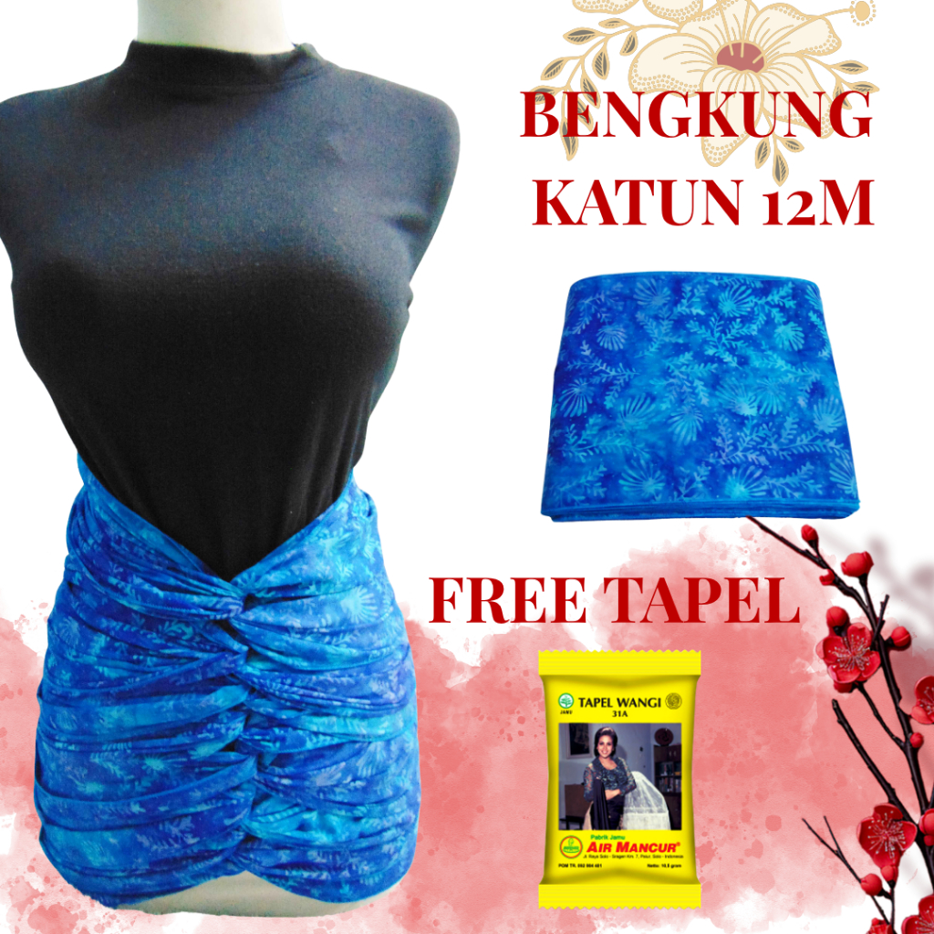 FREE Solet BENGKUNG KATUN PANJANG belly binding bengkung andien bengkung modern bengkung katun FREE 
