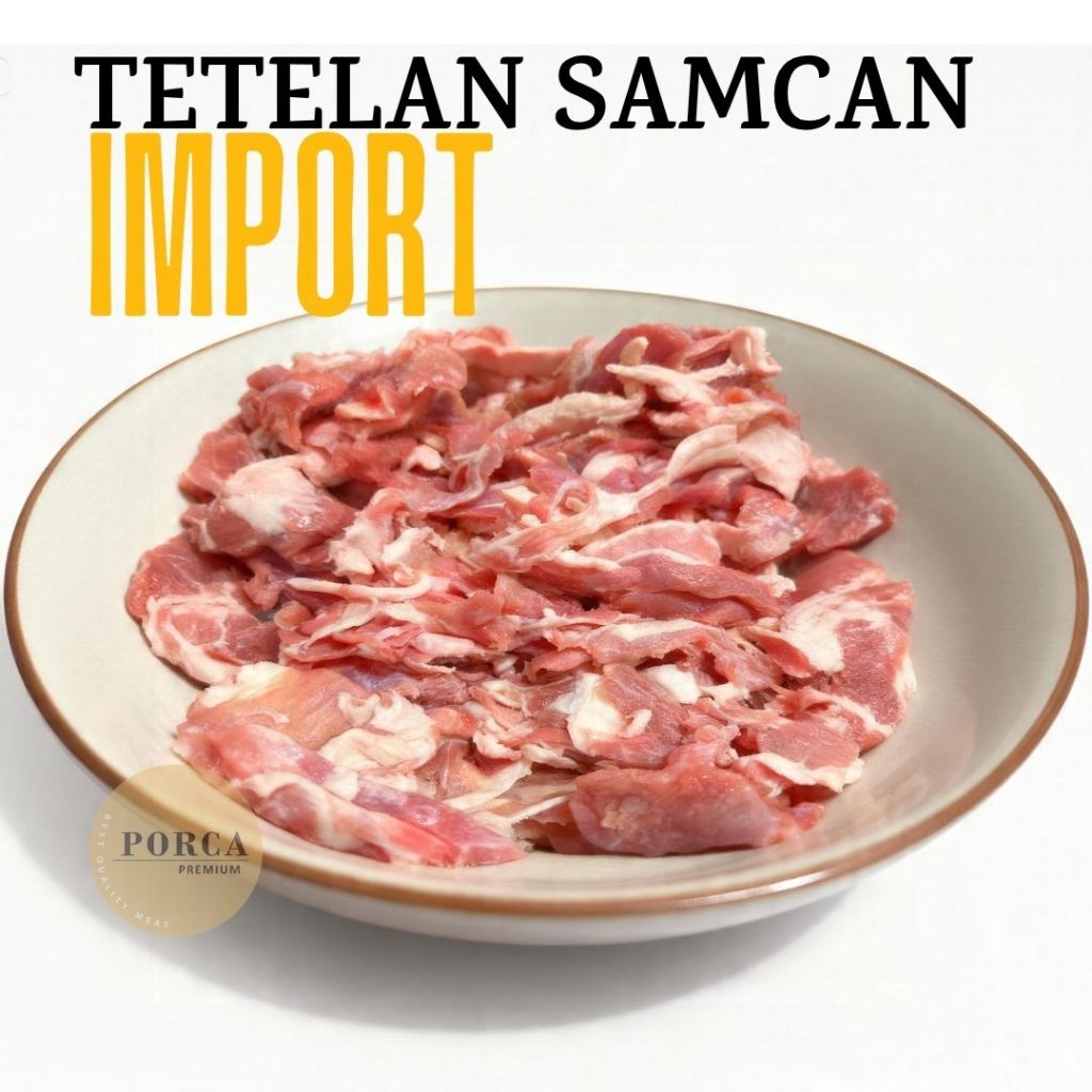 Tetelan Samcan 500gr/ Tetelan Daging Babi