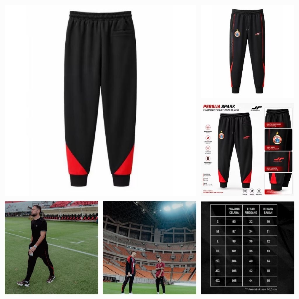 (SIZE XL XXL) celana long pants persija original 25/26