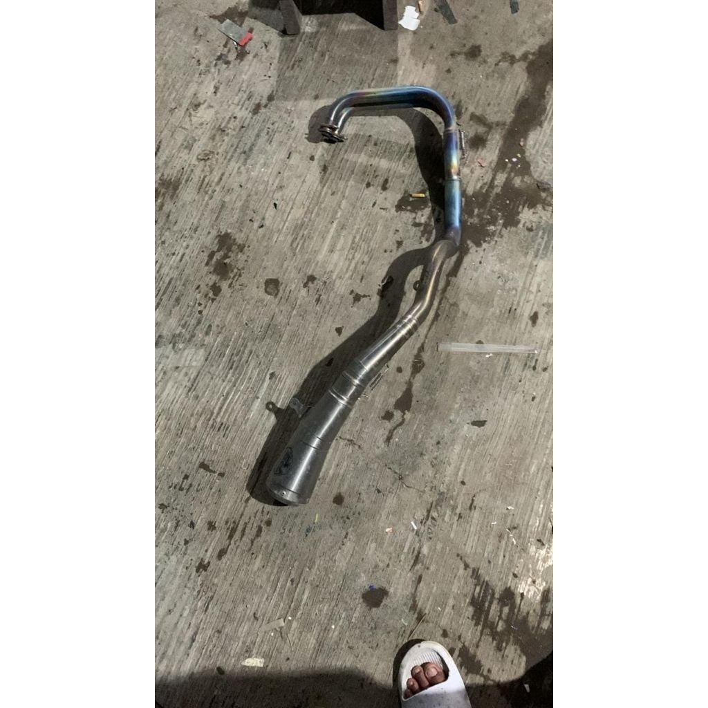knalpot original R9 H2 GP series titanium