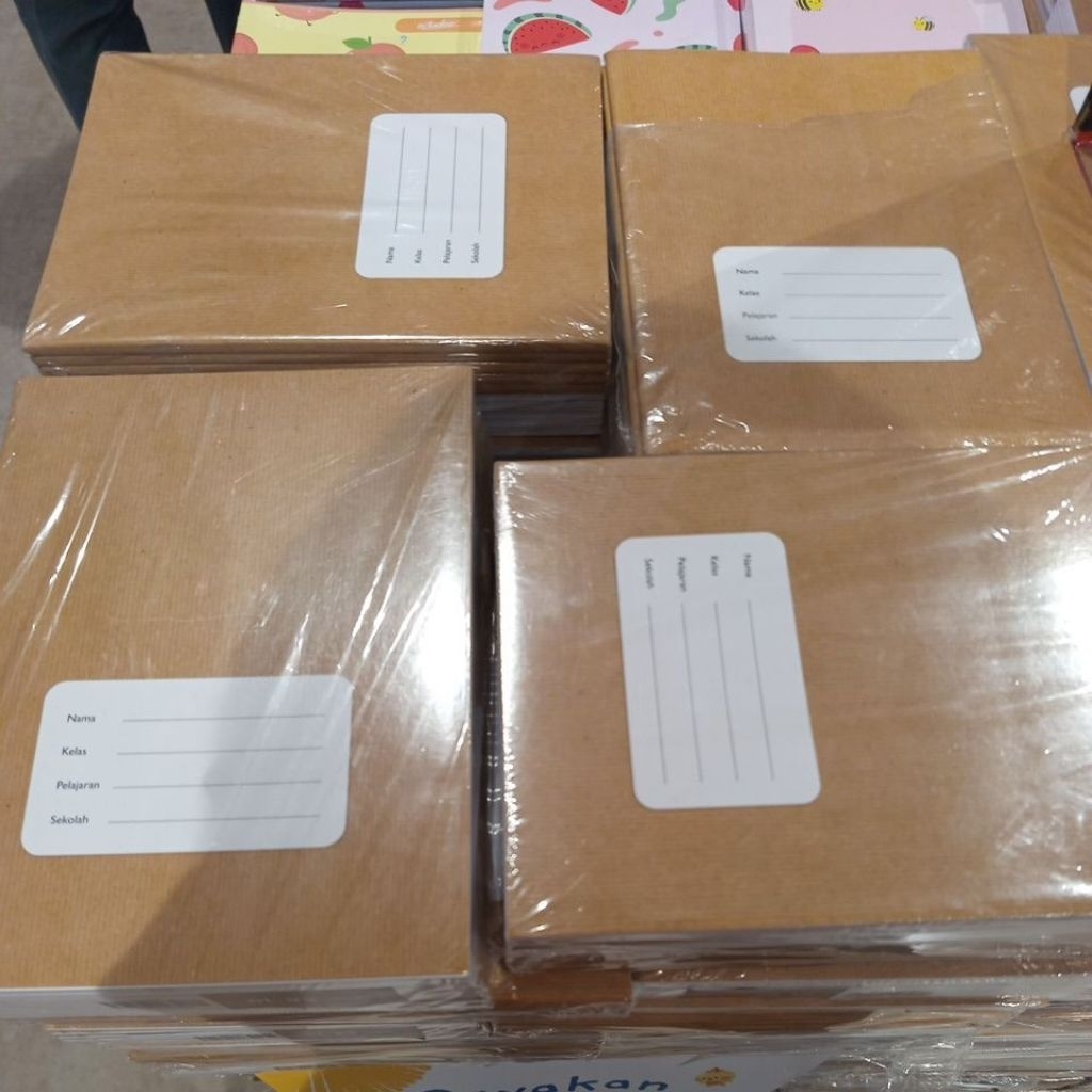 buku tulis estudee sampul coklat 58lembar isi 10buku