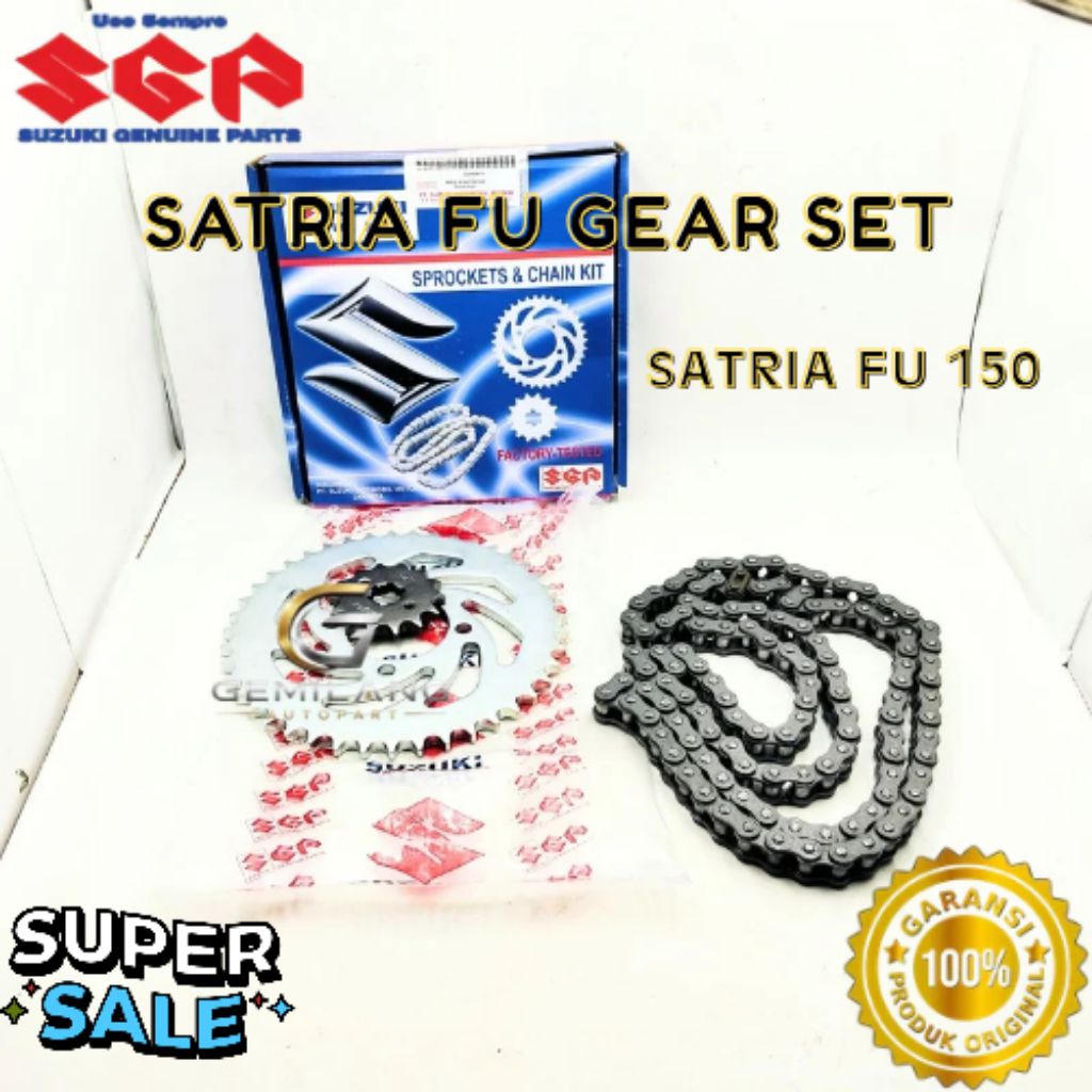 GEAR SET KODE SATRIA FU, GEAR SET SATRIA FU 150