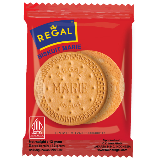 Regal Marie Biskuit Sachet 12gram / Regal Marie Duo Sachet 20gram