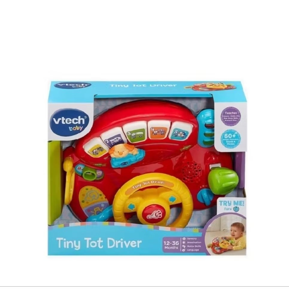 Vtech Baby Tiny Tot Driver Playset Original