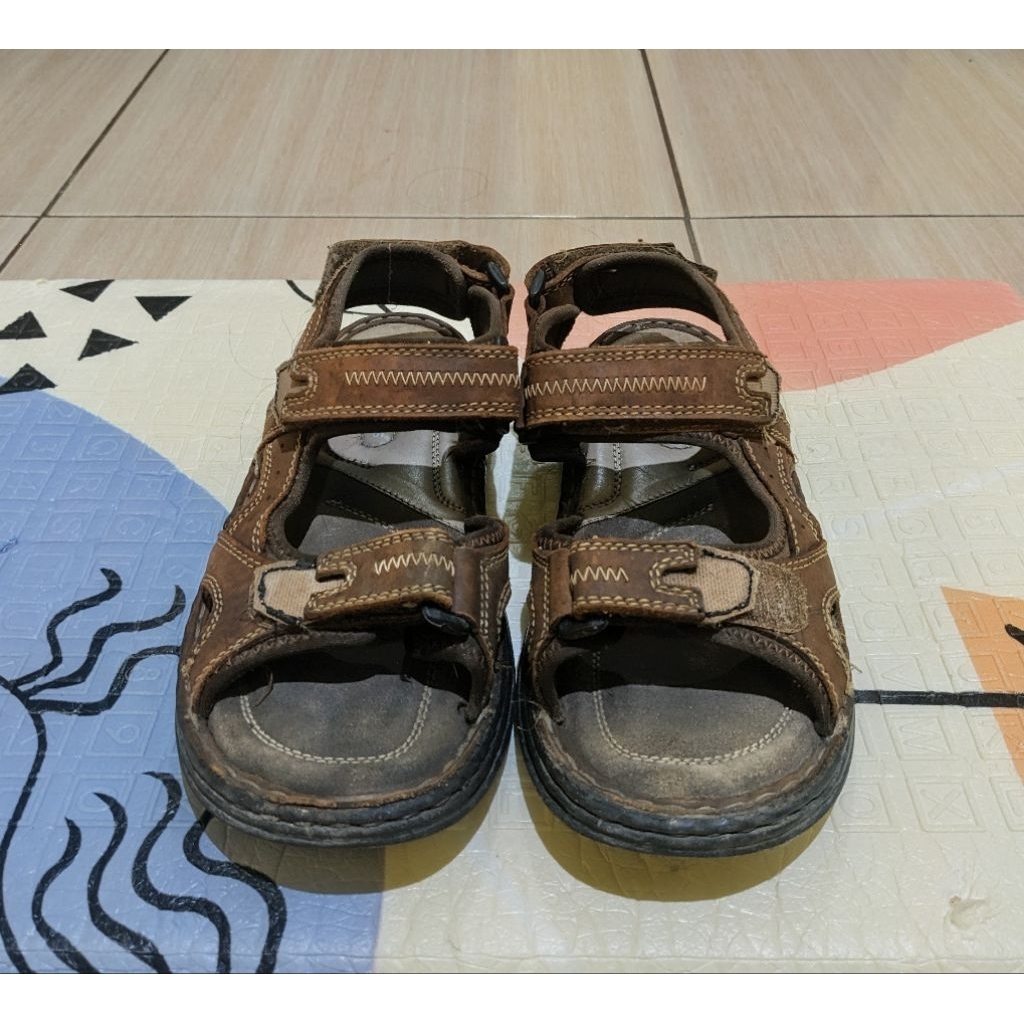 Sandal Gunung Kulit Hush Puppies Empuk Second Original