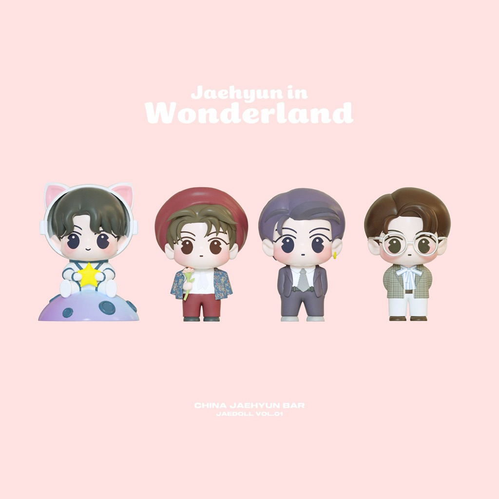 SET FIGURINE JAEHYUN IN WONDERLAND BLIND BOX DOLL FIGURE
