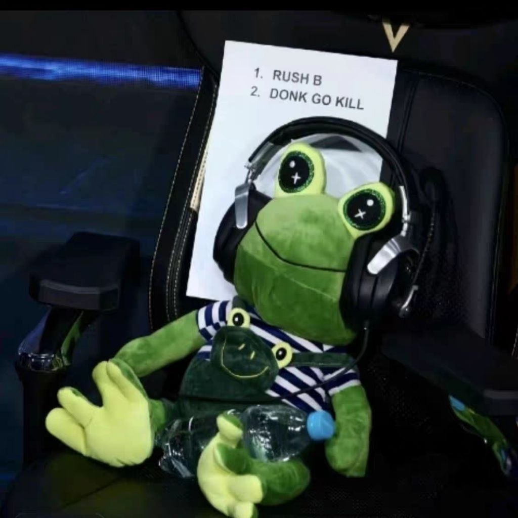 PREORDER Boneka Katak Hijau, Green Dragon Coach, CS2, Counter Strike 2, Plush Katak, Boneka Lucu, Ba