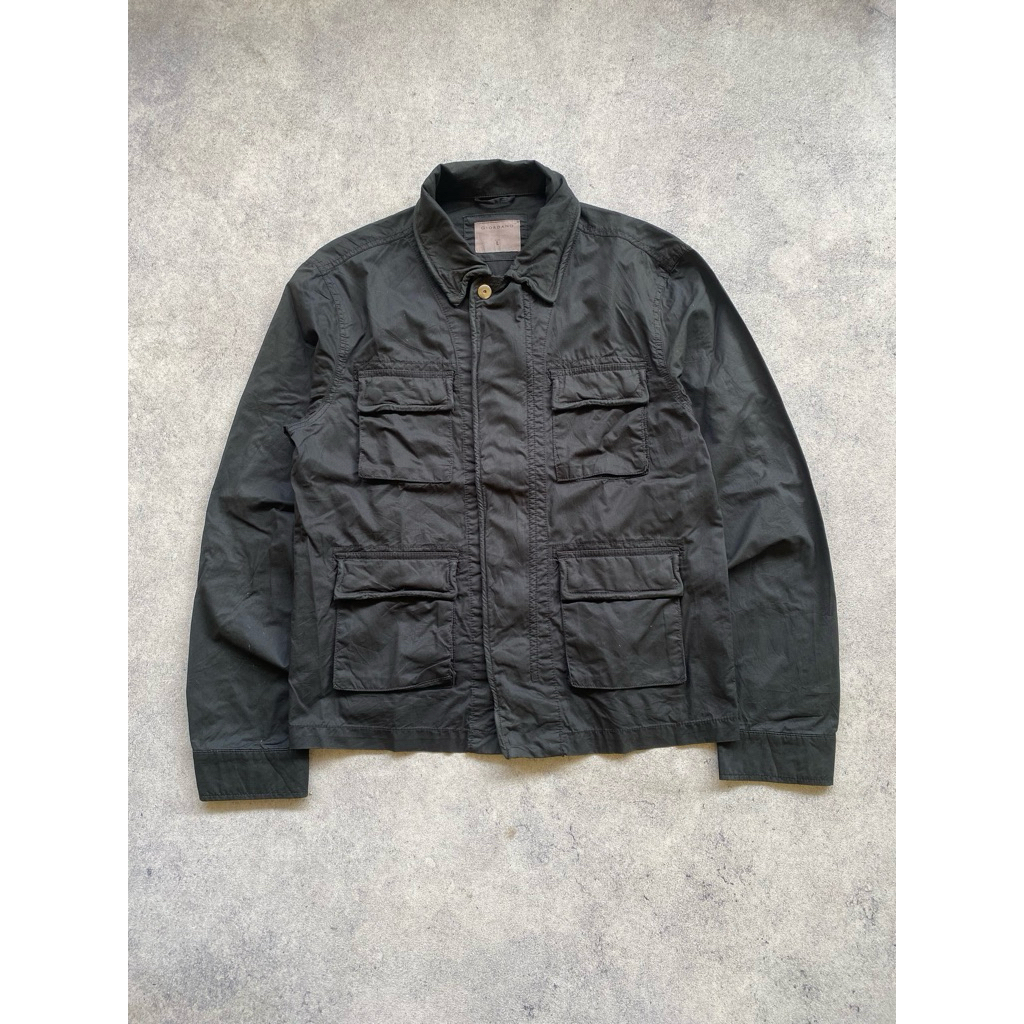 Jaket Chore Giordano black parka