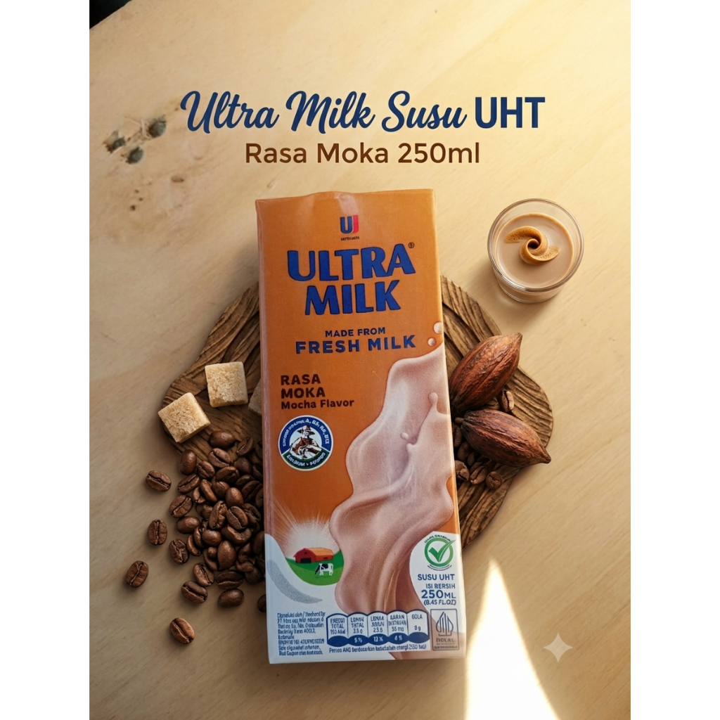 SUSU Ultra 250ml Rasa Moka