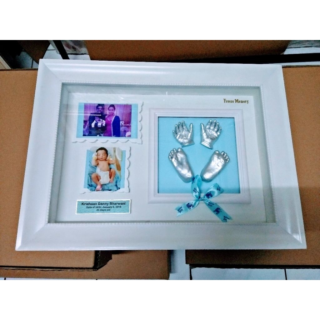 Figura foto kaki/tangan bayi(cetak langsung)ke rumah