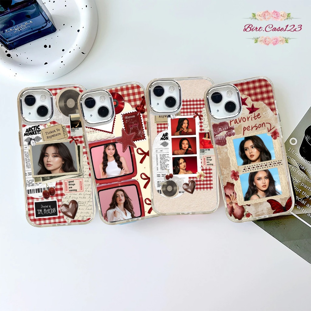 Custom Case P0laroid Aesthetic Transparan Softcase Casing Hp Request Foto Sendiri Couple
