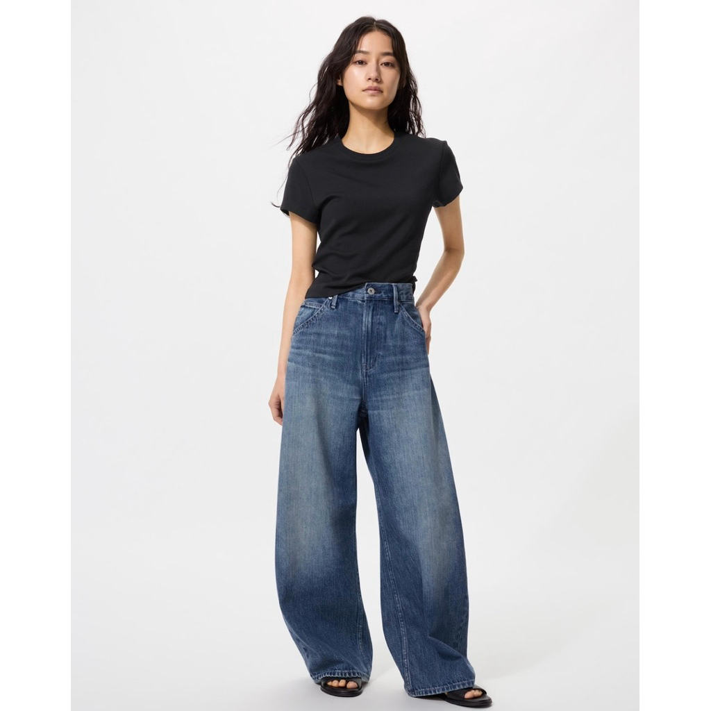 SALE‼️ UNIQLO CELANA JEANS CURVE BAGGY (CELANA BAREL)