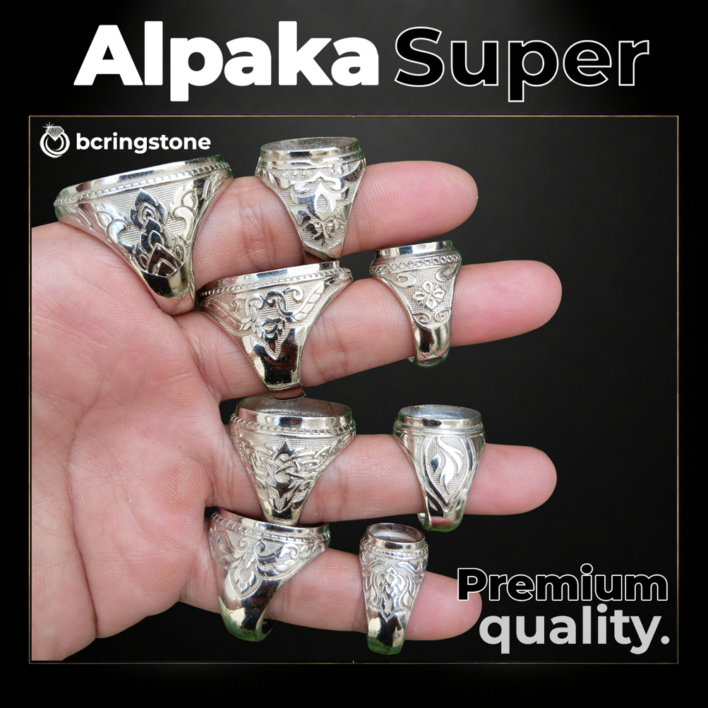 GROSIR RING CINCIN EMBAN ALPAKA SUPER