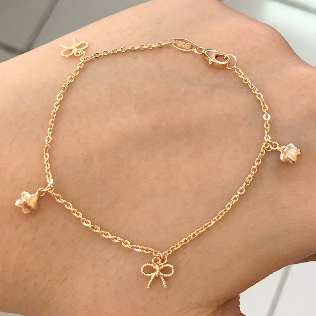 MA17- GELANG PITA BINTANG UBS 1.02GR KADAR 300 6K PANJANG 16,5CM