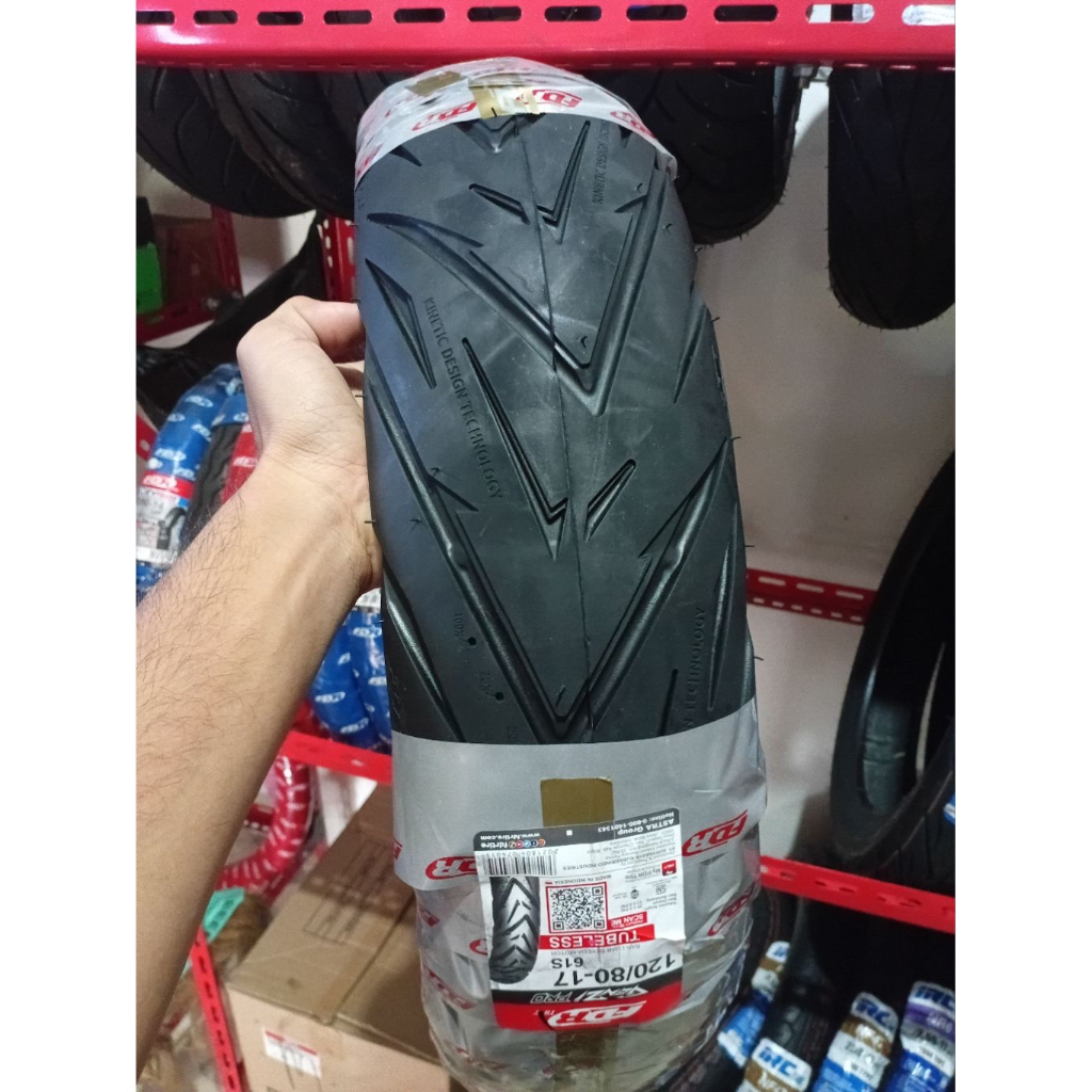 ban fdr genzi pro 120/80×17 tubeless, ban belakang vixion new cb150r dll