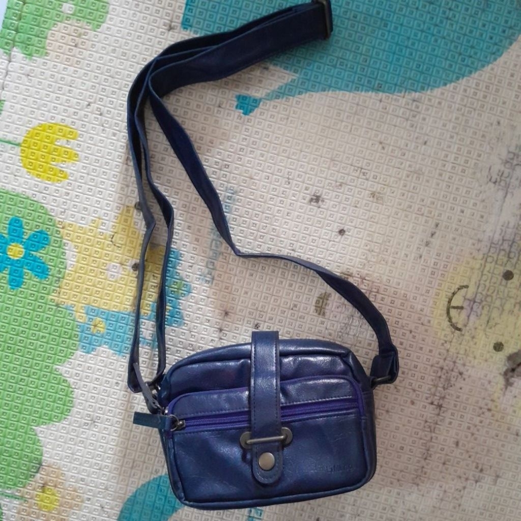 tas sling mini kulit asli