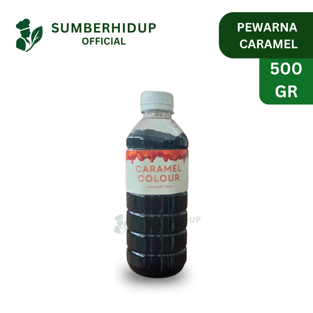 Pewarna Makanan Caramel AAA 500 gr Repack - Pewarna Coklat Karamel Cair Alami Food Grade Bakso Roti 