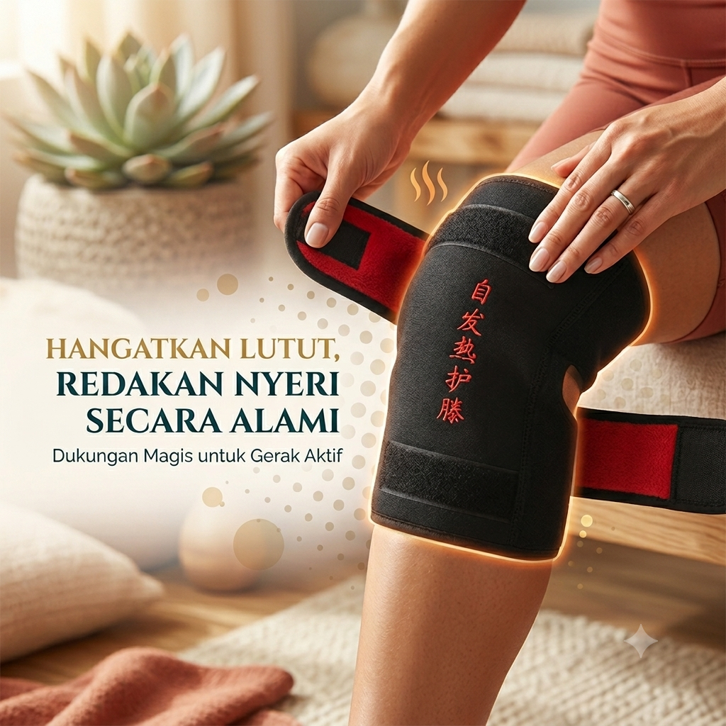 [SUPER] Pembalut Lutut Cidera Deker Lutut Kesehatan Anti Nyeri Anti Slip