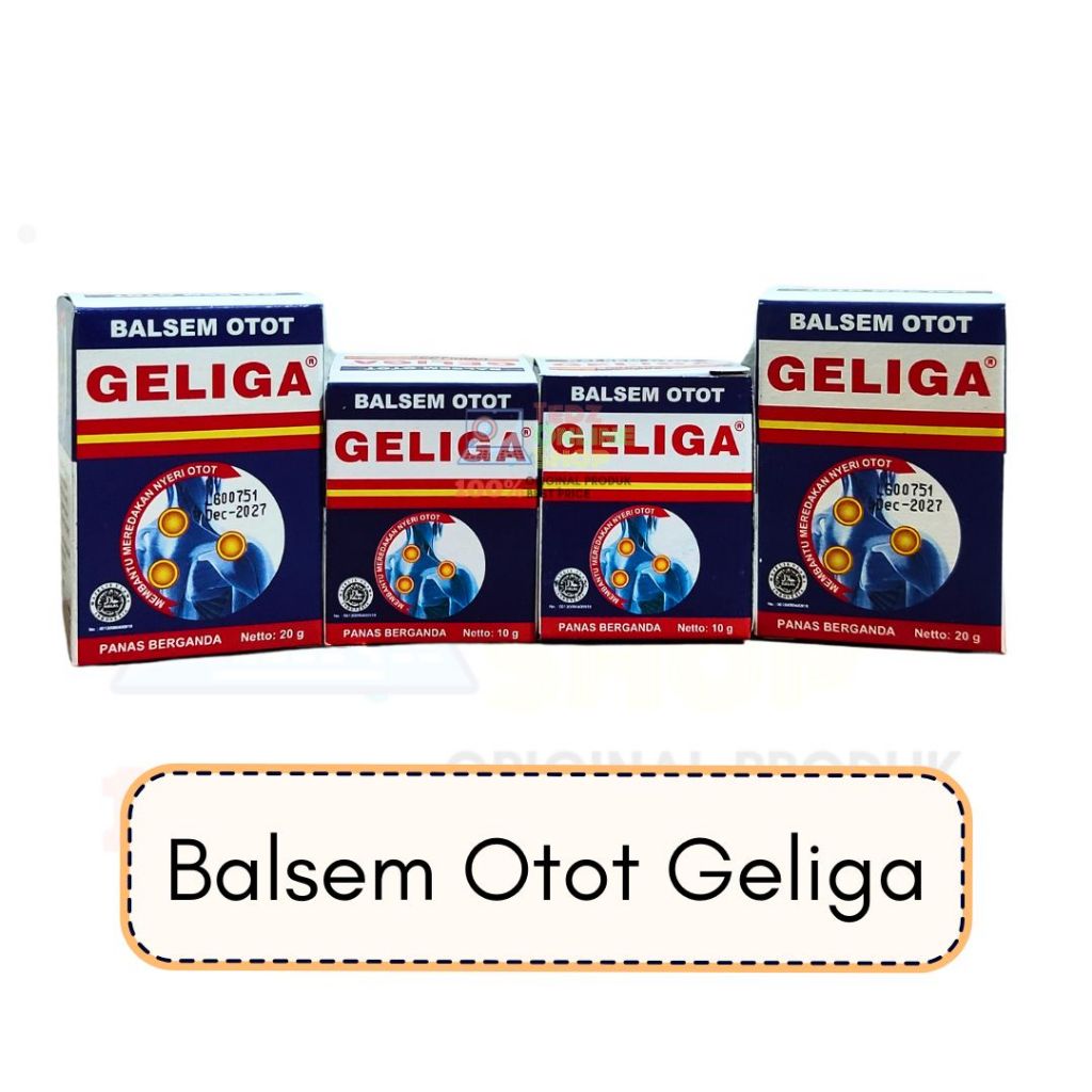 Balsem Otot Geliga / Balsem Geliga Cap Lang