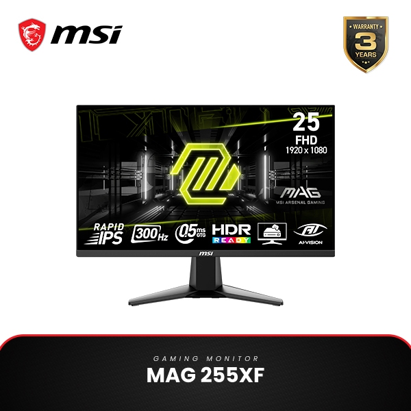 MSI MAG 255XF Monitor Gaming IPS 300Hz