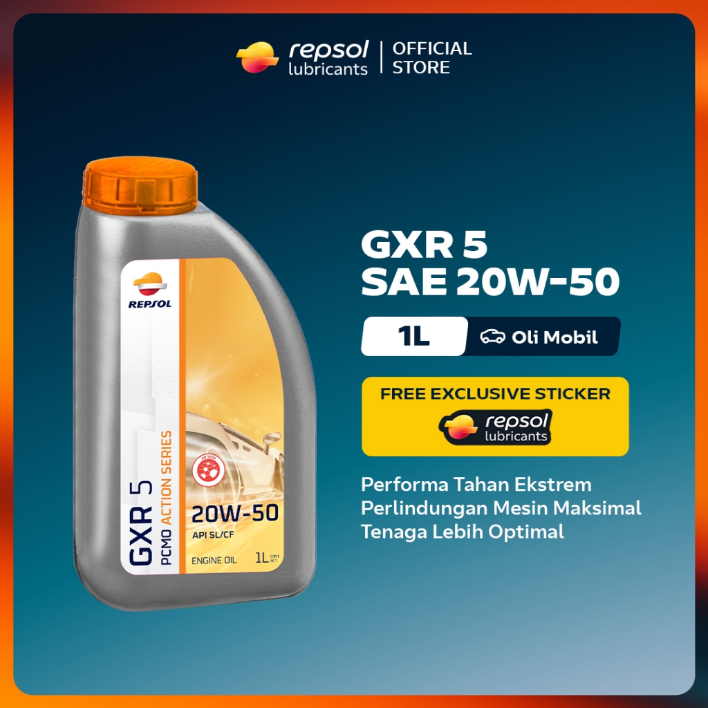 OLI MOBIL REPSOL GXR 5 SAE 20W-50