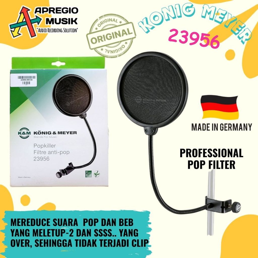 Pop filter Konig Meyer Konig & Meyer KonigMeyer 23956 Pop killer professional pop filter apregio mus