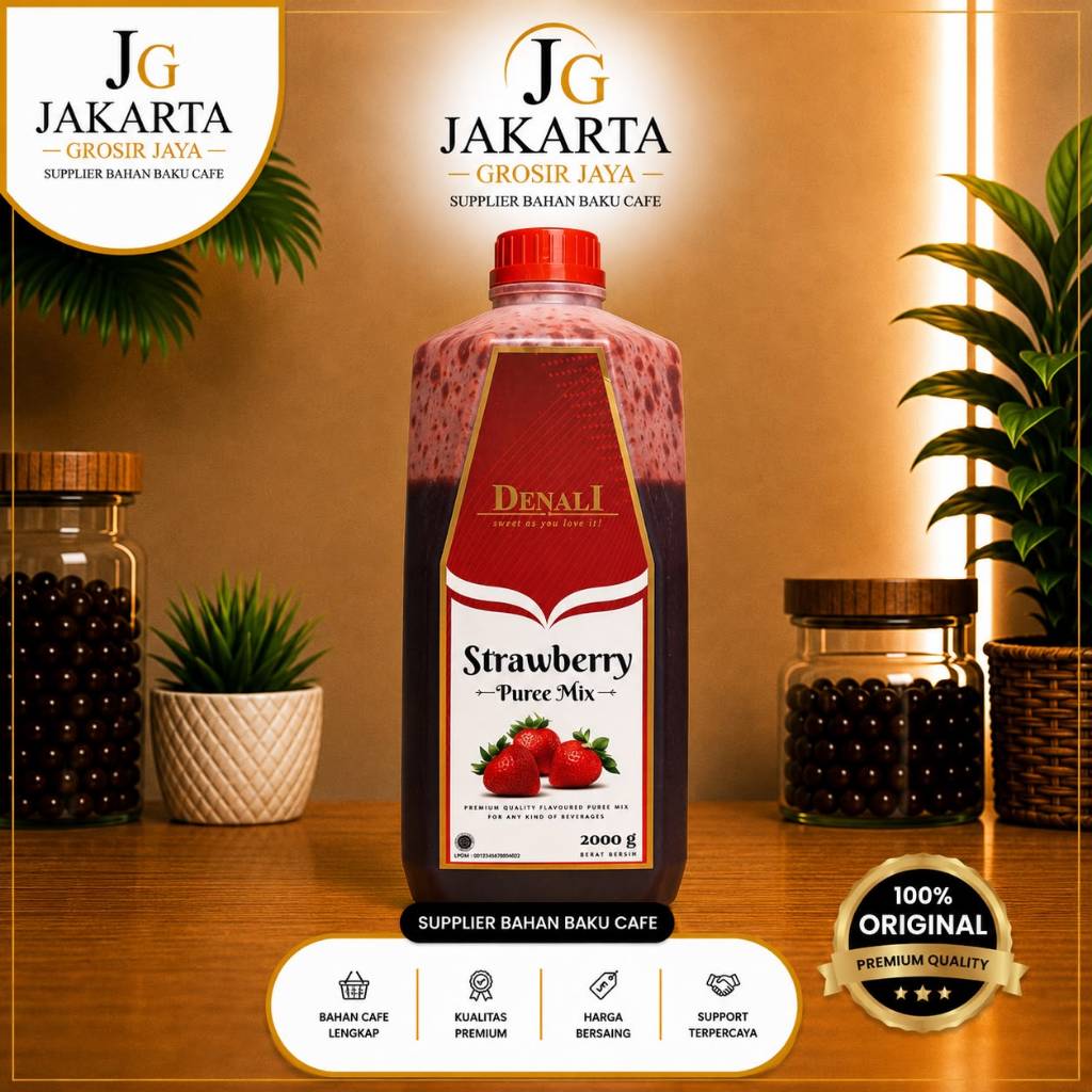 Denali Strawberry Pure Smoothies 2000 gr