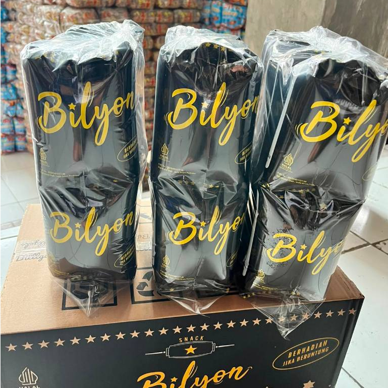 SNACK BILYON  1 bal isi (10) Paket Hemat Reseller Berhadiah Jika Beruntung